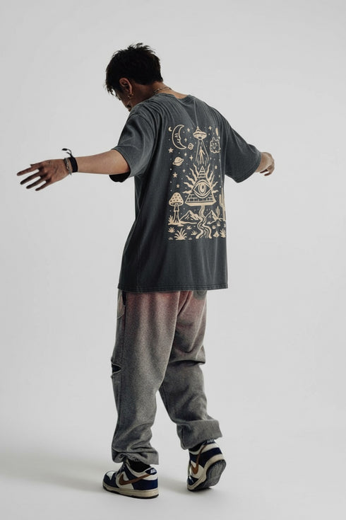 Mystic Signal - Fluffy Vintage Wash Heavyweight Tee (NEW)